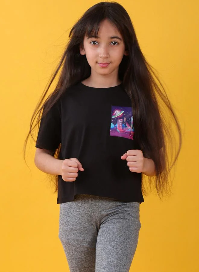 انثريلو تيشيرت مطبع بطبعة جرافيك