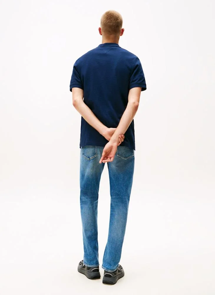 TOMMY JEANS Tommy Badge Pique Polo Shirt