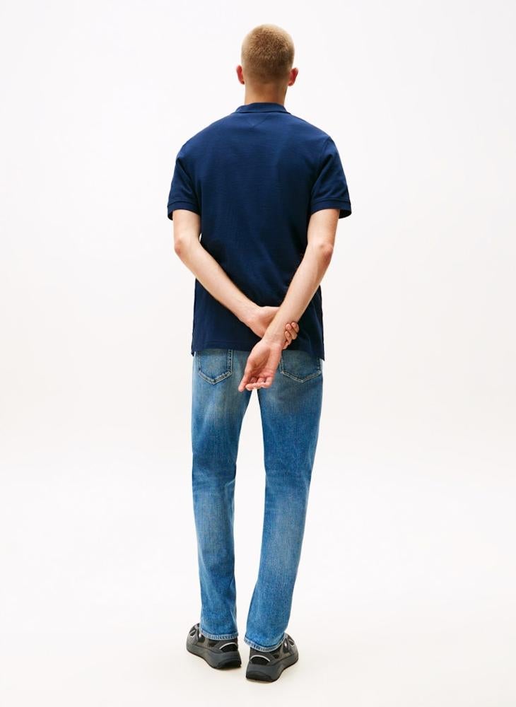 TOMMY JEANS Tommy Badge Pique Polo Shirt - Image 2