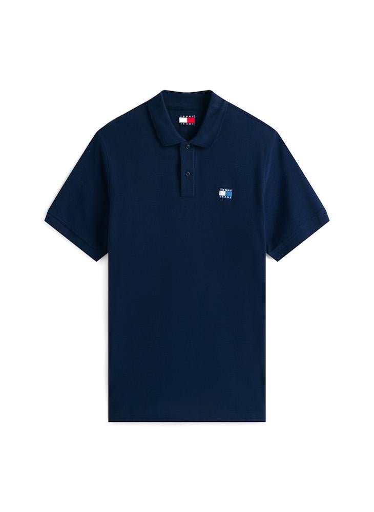 TOMMY JEANS Tommy Badge Pique Polo Shirt - Image 5
