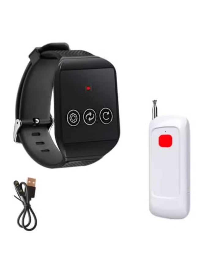 Wireless Caregiver r, Smart SOS Emergency on Alarm, Elderly Alarm Call on, Personal Alarm Call Bell SOS Panic on Alert for Elderly Patient Disabled Nurse - Image 1