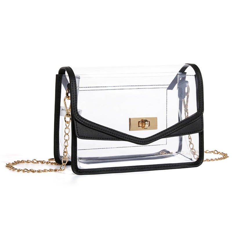 Missnine Clear Bag for Stadium Events Clear Crossbody Purse Stadium Approved Women Transparent Shoulder Bag for Concerts - Image 1
