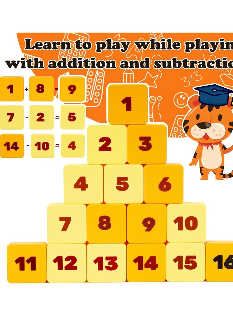 Excefore - Slide Puzzle Games, Challenging Math Puzzle Toys for Kids, Teens, and Adults, Handheld Brain Teaser Tangram Jigsaw IQ Game, Travel-Friendly Fidget Toy for STEM Learning - Image 1