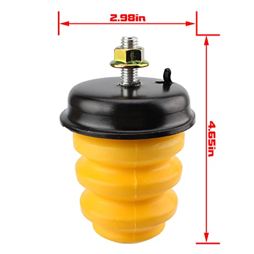 AUTOKAY 523-049/15712438 Rear Frame Leaf Spring Bumper Bump Stop Fits for Chevrolet Silverado 1500 Hd Pickup Truck for GMC Sierra 1500-2 Pcs Rear Axle Bumper - Image 3