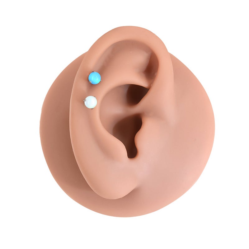 G23 Titanium 3 Claws Pull Flower Nebula Australia Treasure Ball 0.9 Teeth Replacement Ball Lip Nail Ear Bone Nail Ear Screen Nail Tongue Nail Nail - Image 5