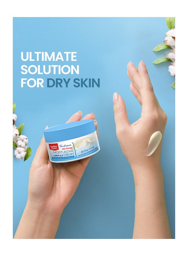 Golden Pearl Skin Therapy Moisturizing Cream All Day Long Multivitamins & Coconut oil Soft Smooth & Nourished Skin 200ml Pack of 2