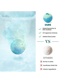 ZenBombs ZenBombs Bath Bombs for Women, Mothers Day Presents for Mom, 12pcs Handmade Natural Bath Bomb, Bath Bomb with Shea Butter, Amazing Present for Her, Wife, Girlfriend, Mother  - Image 3