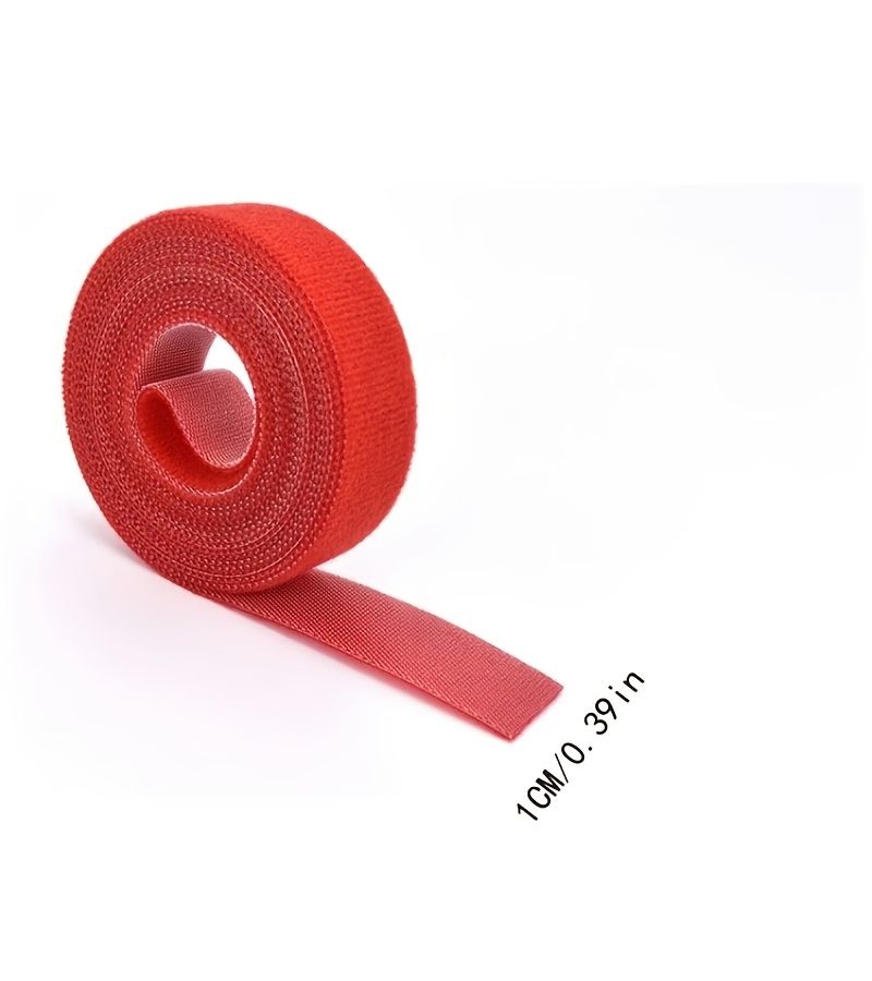 Seven Color Pack Back to Back Hook and Loop Fastener Sets Reusable Cable Ties - Image 2