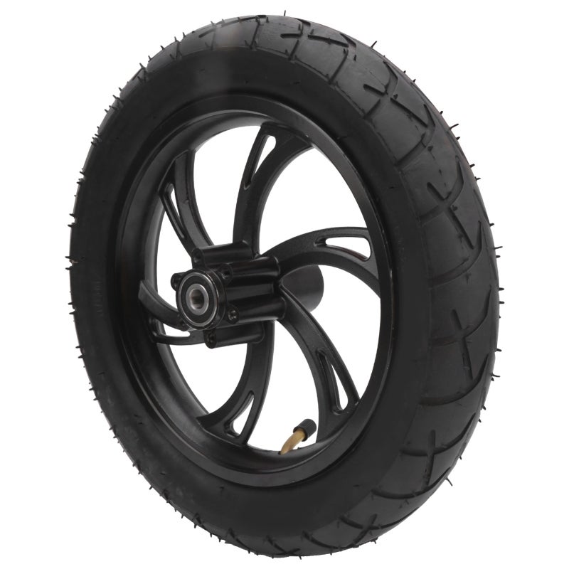Electric Scooter Tire 12in Rubber Tyre - Lightweight Strong Grip Wheel Hub Replacement for Electric Bicycles Scooters Electric Vehicles - Image 4