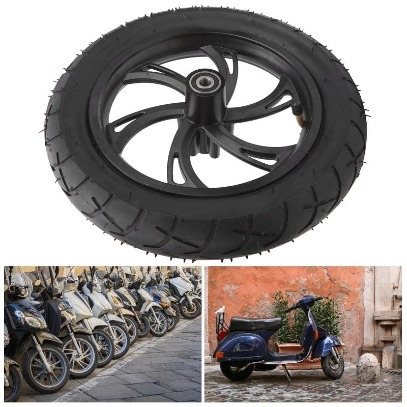 Electric Scooter Tire 12in Rubber Tyre - Lightweight Strong Grip Wheel Hub Replacement for Electric Bicycles Scooters Electric Vehicles - Image 1