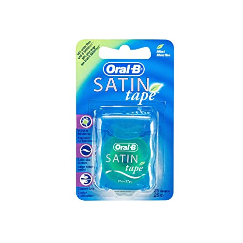 Oral-B OralB Satin Tape Dental Floss Mint Flavor 1 Count Pack of 2 - Image 3