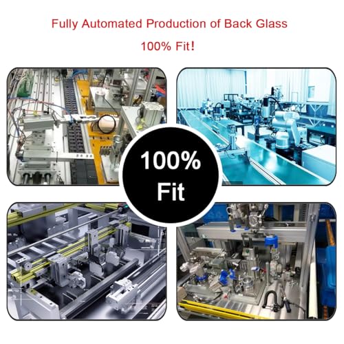 Perzework استبدال زجاج خلفي أصلي من بيرز وورك (أزرق المحيط) متوافق مع آيفون 12 برو ماكس 6.7 بوصة لجميع الشبكات مع لاصق مثبت مسبقًا ومجموعات أدوات الإصلاح - Image 5