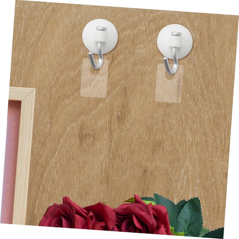 Amosfun 500Pcs Self-Adhesive Hanging Tabs for Wall Display Strong Sticky Tabs for Retail and Home Organization - Image 4