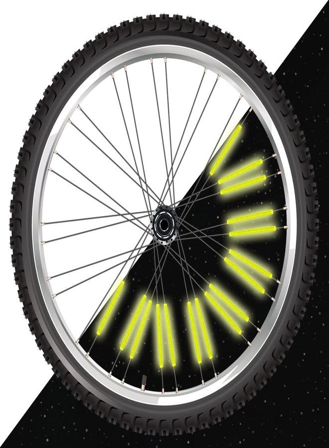 flintronic Bicycle Spoke Reflectors, 48Pcs Bike Spoke Reflectors for Night Riding 360°Visibility - Fit for All Standard Bike - Easy Mount - Image 3