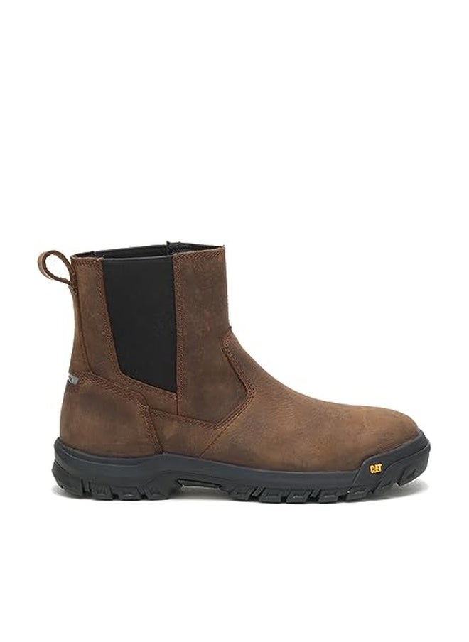 CAT حذاء عمل كات فوتوير للرجال بقاعدة دوارة، طين، 10.5 عريض - Image 1