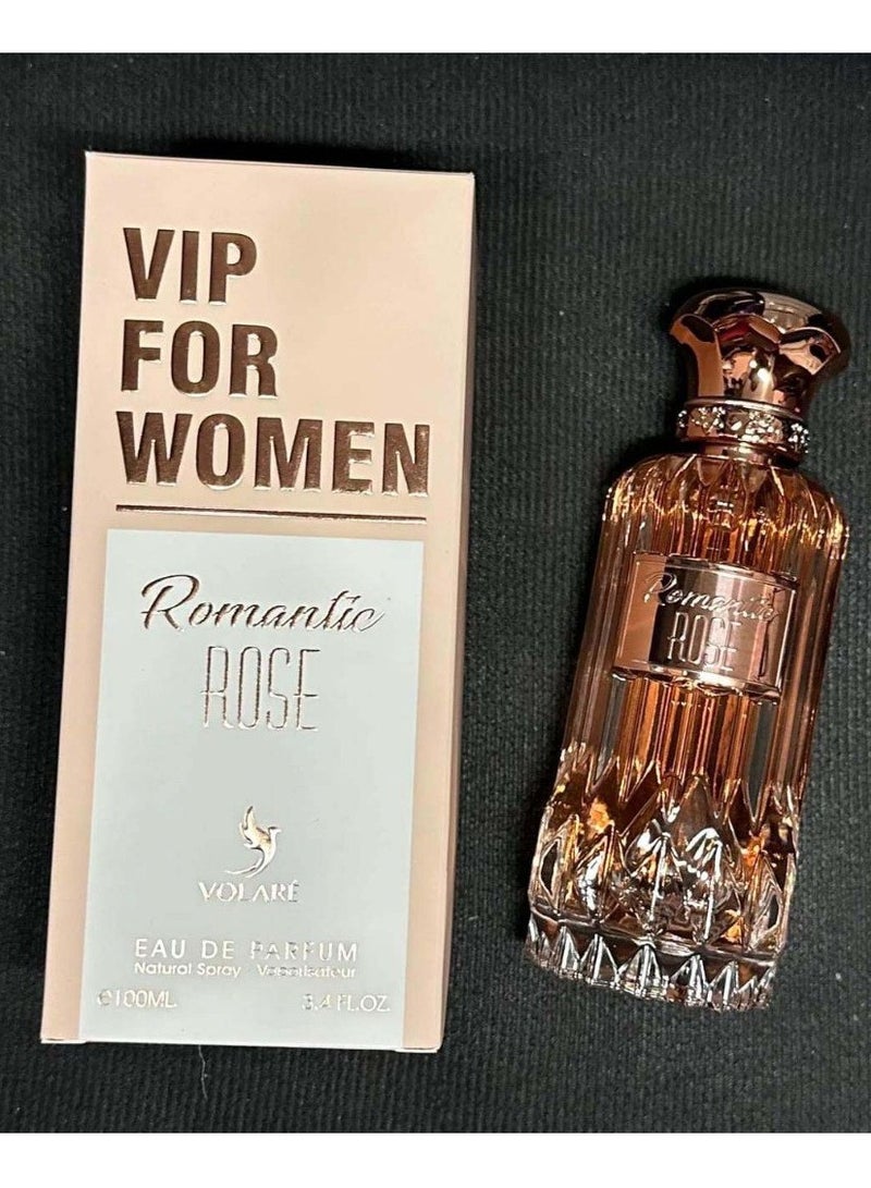 VOLARE Romantic Rose VIP Eau De Parfum for Women -100ML  - Image 3