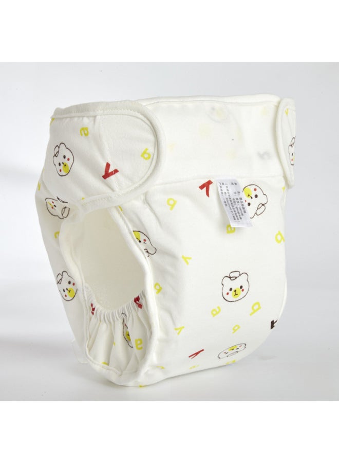 حفاضات أطفال سراويل جيب مقاومة للماء حديثي الولادة أطفال قطن نقي قابل للغسل مضاد للتسرب الجانبي حزام تثبيت ميسون سراويل تدريب للأطفال