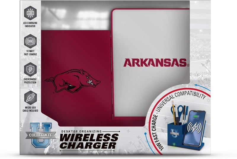 SOAR NCAA Unisex Cell Phone Wireless Charging Stand and Desktop Organizer - Image 3