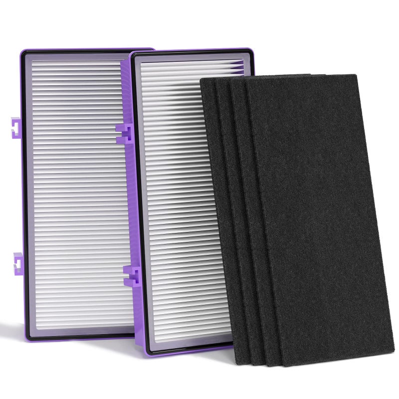 Performance Plus Aer1 Filter Replacement for Holmes Air Purifiers 2 True HEPA Filters  4 Carbon Booster Filters HAPF300APU4