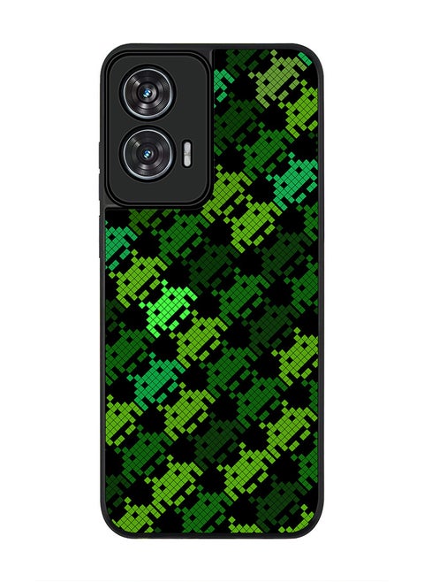 For Motorola Edge 50 Fusion 5G Case,Slim fit Camera Protection, Shockproof Thin Phone cover  - Invader Matrix