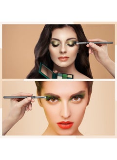 Patelai 6 Pieces Eyeshadow Brush Short Shader Small Brush Smudge Makeup Brush Flat Blending Smudger Precision Crease Brush For Creasing Eye Makeup Look Eyes Eyeliner Corner Highlighter Eyebrow Concealer  - Image 3