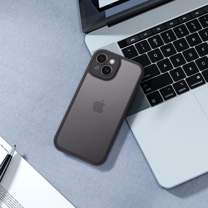 Demark Matte Case for iPhone 15,Frosted Translucent Back Phone Cover,Shockproof Drop Protection Cover for iPhone 15 Case (iphone 15) - Image 5