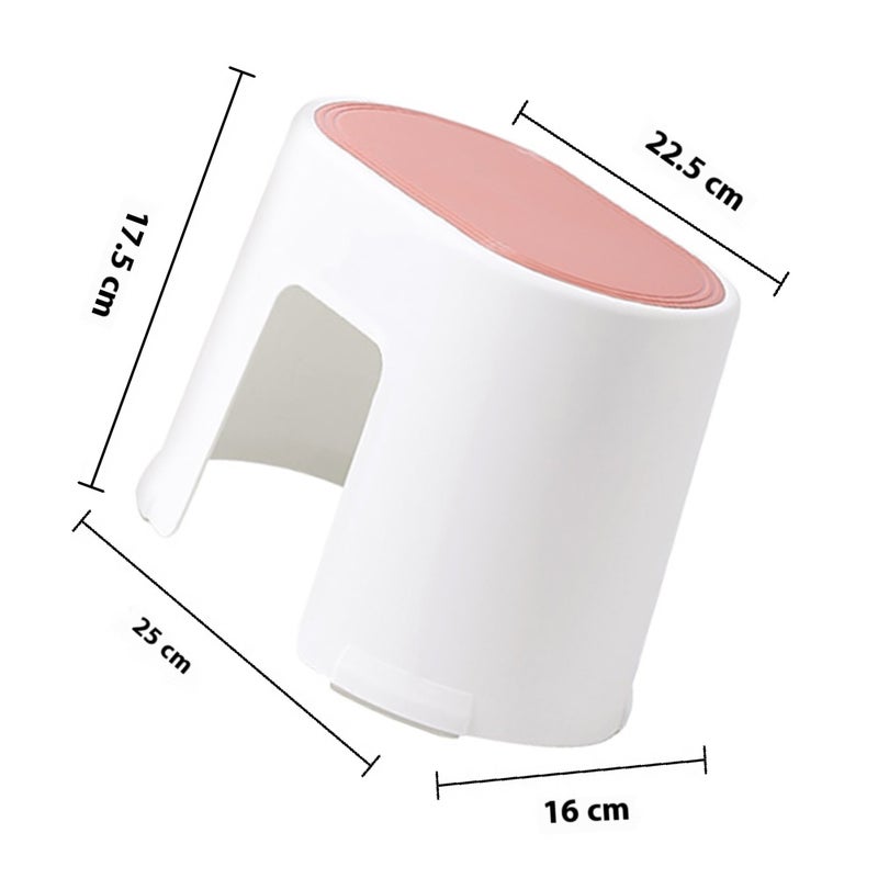 2pcs Foot Stool Toilet Stepping Stool Bathroom Stool Nonslip Step Stool - Image 2