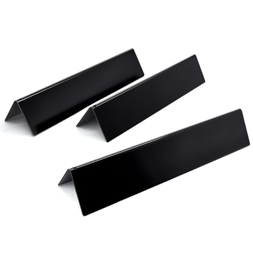 Criditpid 15.3" 7635 Porcelain-Enameled Flavorizer Bars for Spirit 200 Series Gas Grills, Spirit E210, S210, E220, S220 with Front Control Knobs, Set of 3 Heat Plates Flavorizer Bars Replacement for Weber 7635 - Image 1
