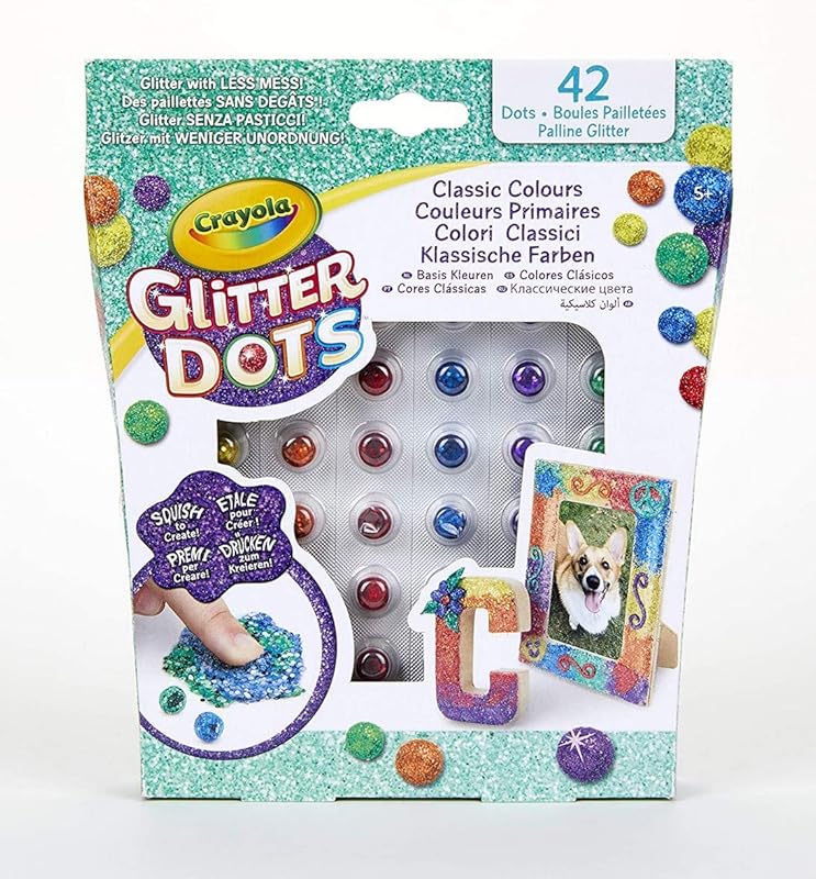 كرايولا ي جليتتير دوتس كلاسسيك كولورس توي فور كيدس  جليتتير دوتس
