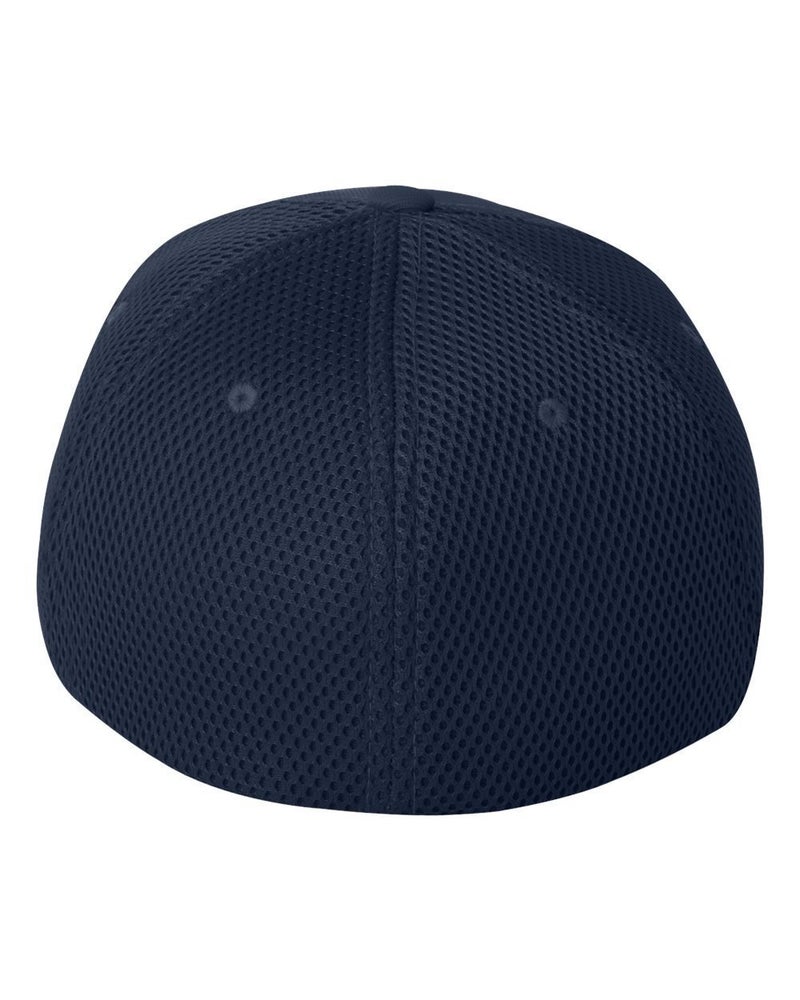 Flexfit Unisex Ultrafibre Airmesh Fitted Trucker Hat, Navy, Small-Medium - Image 3