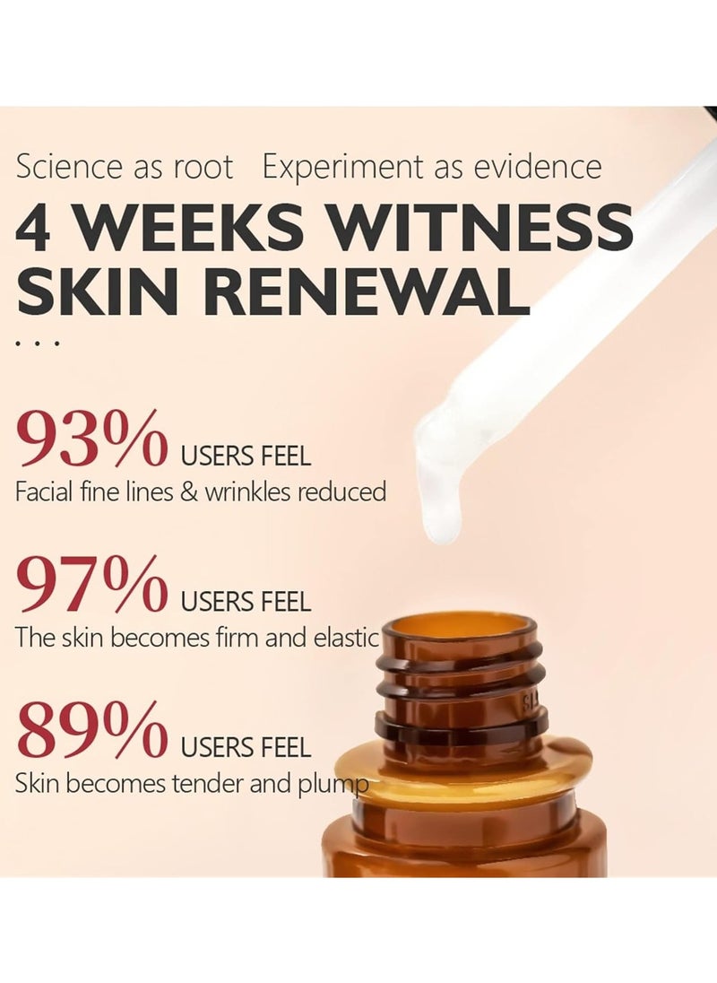 Vibrant Glamour - Anti Aging Retinol Serum ，Face Cream Collagen Anti-Aging，Collagen Firming Serum, Melasma Lightening Anti-wrinkle Cream, Skin Tightening Lifting Hydrating，Double Chin Reducer - Image 1