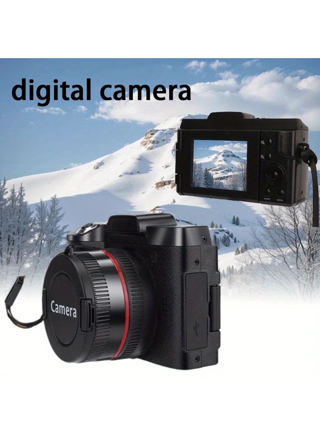 كاميرا رقمية سوداء 16 ميجابكسل مسجل فيديو 1080P كاميرا سفر مدمجة بتكبير 16x - Image 2