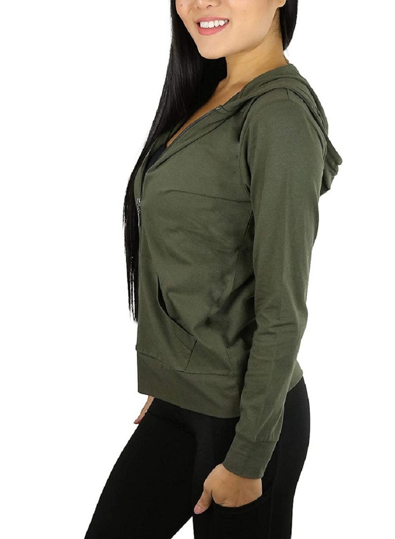 general Casual Solid Basic Hoodie Sweatshirt - Image 2