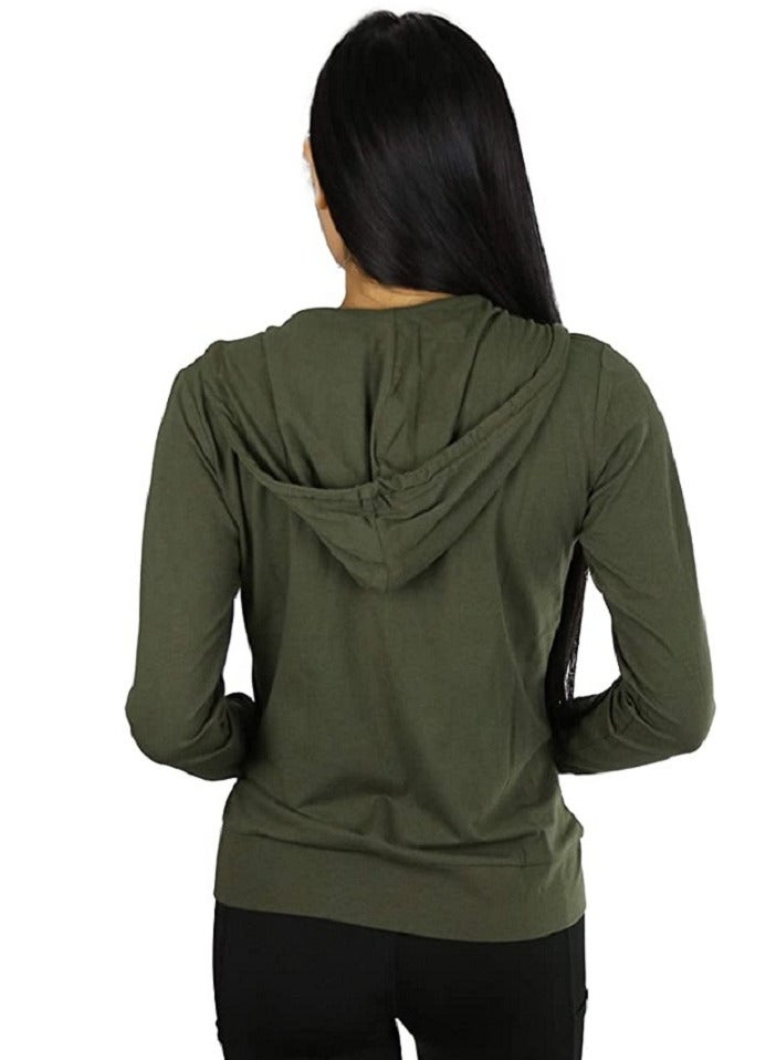 general Casual Solid Basic Hoodie Sweatshirt - Image 4