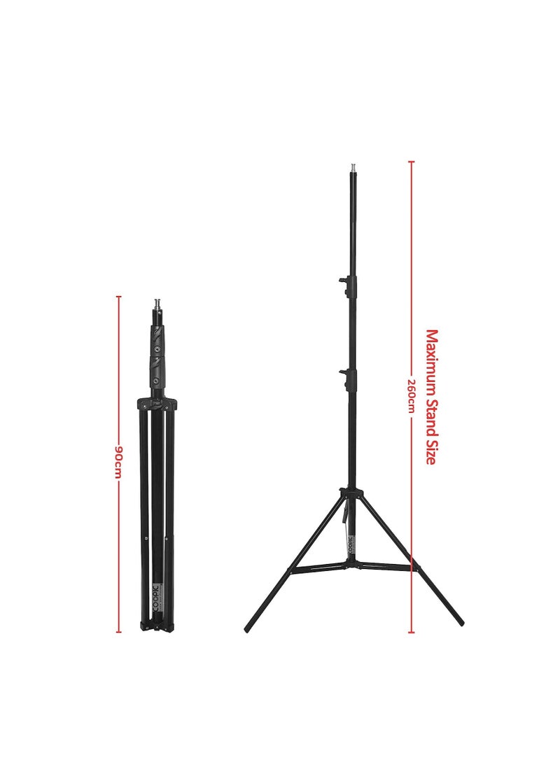 Coopic RH-70 Pro Photo Studio Telescopic Reflector Holder Extendable Boom Arm with 280cm/110inch Heavy Duty Light stand for Reflector and Portrait Photography (Load up to 9kg)  - Image 4