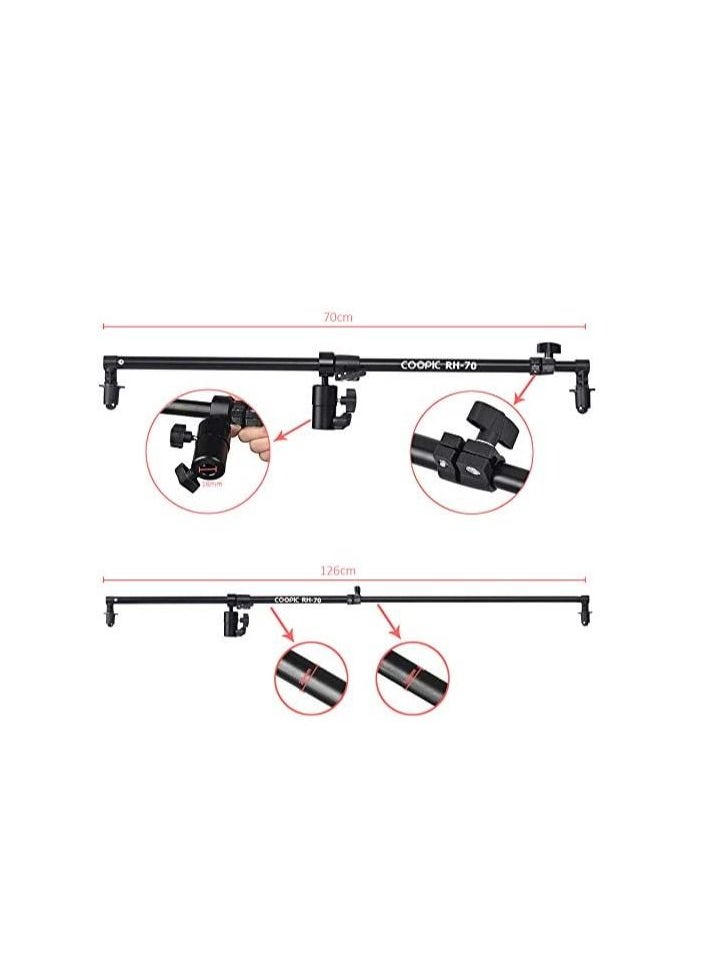 Coopic RH-70 Pro Photo Studio Telescopic Reflector Holder Extendable Boom Arm with 280cm/110inch Heavy Duty Light stand for Reflector and Portrait Photography (Load up to 9kg)  - Image 3