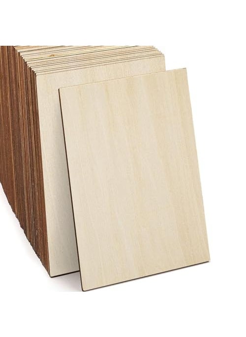 SIWUCHYE SIWUCHYE Unfinished Wood 15 Pack Basswood Sheets for Crafts Craft Wood Board for House Aircraft Ship Boat Arts and Crafts School Projects Wooden DIY Ornaments150x100x2mm 