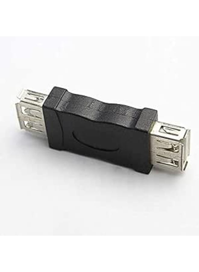 محول وموصل وموصل كابل USB من النوع A أنثى إلى النوع A أنثى