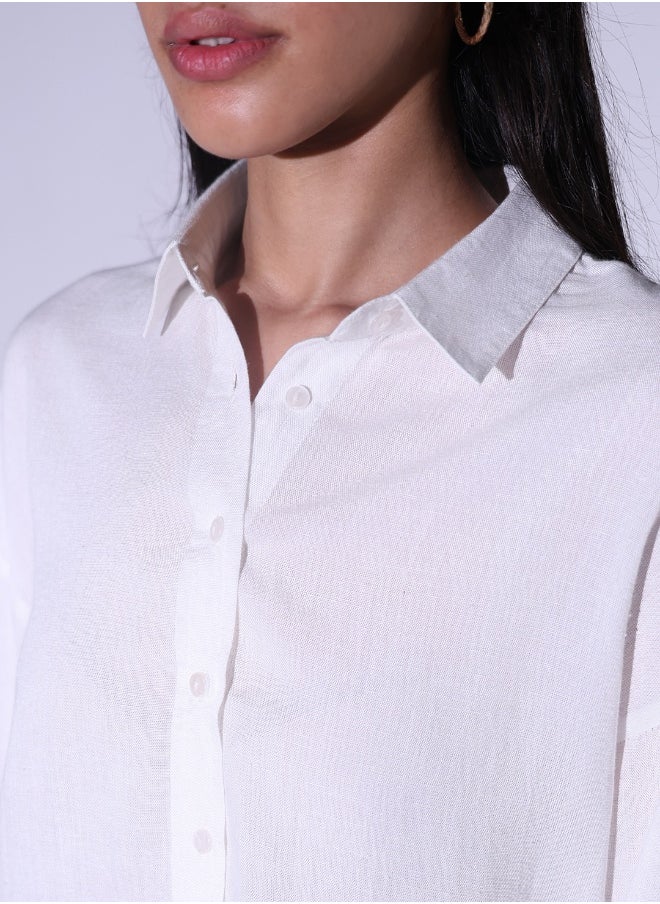 Hubberholme White Shirt For Women  - Image 2