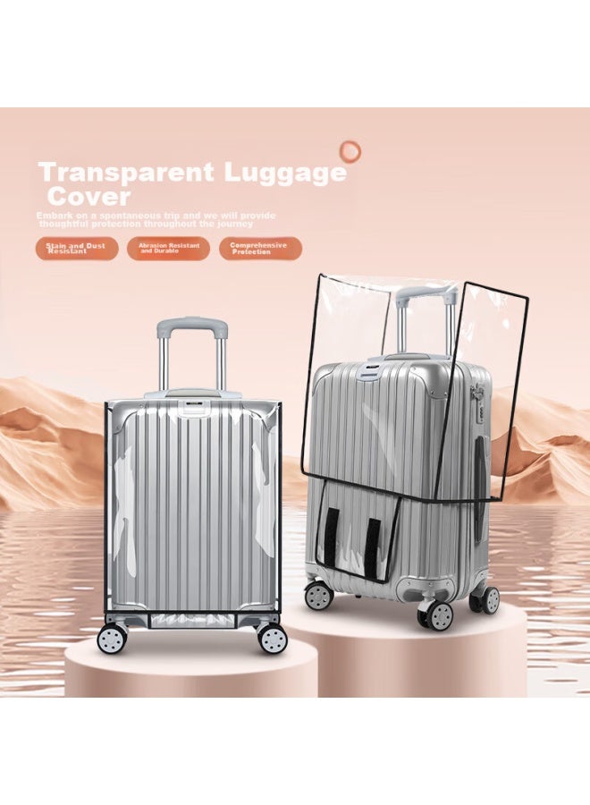 BUBM Biyoumei Luggage Protective Cover, Water-resistant Suitcase Bag Strap, Thickened Wear-resistant Travel Dust Cover, 20-inch Trolley Case Cover - Image 1