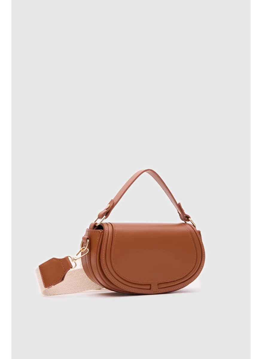 Shule Bags Blu Covered Tan Crossbody Bag