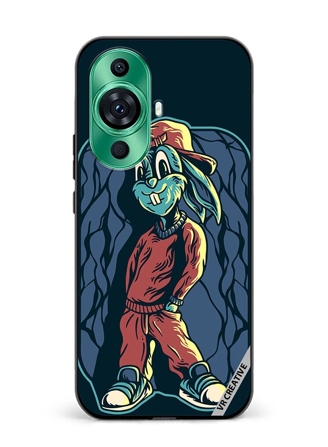VR CREATIVE Protective Case Cover For Huawei nova 11 Cool Rabit Design Multicolour - Image 1