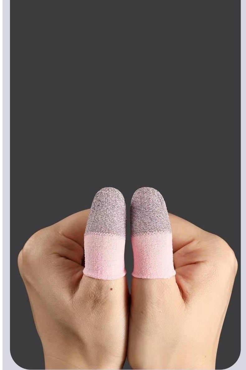 5 Pair Mobile Game Touch Screen Finger Sleeve Super Highly Sensitive Feelers Smooth Operation Sweat Absorbing Odorless Breathable Seamless Finger Sleeve For Pubg And Much Other Games Play - Image 5