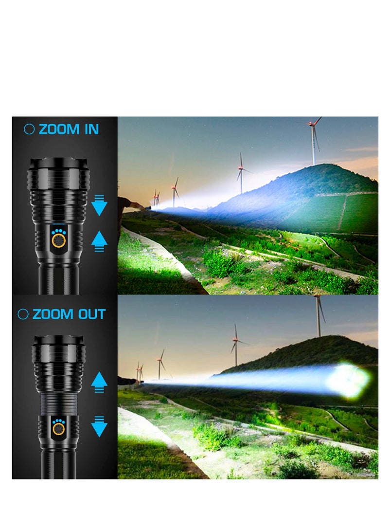 90000 Lumen High Power Waterproof Flashlight Lamp Ultra Bright 5 Mode - Image 5