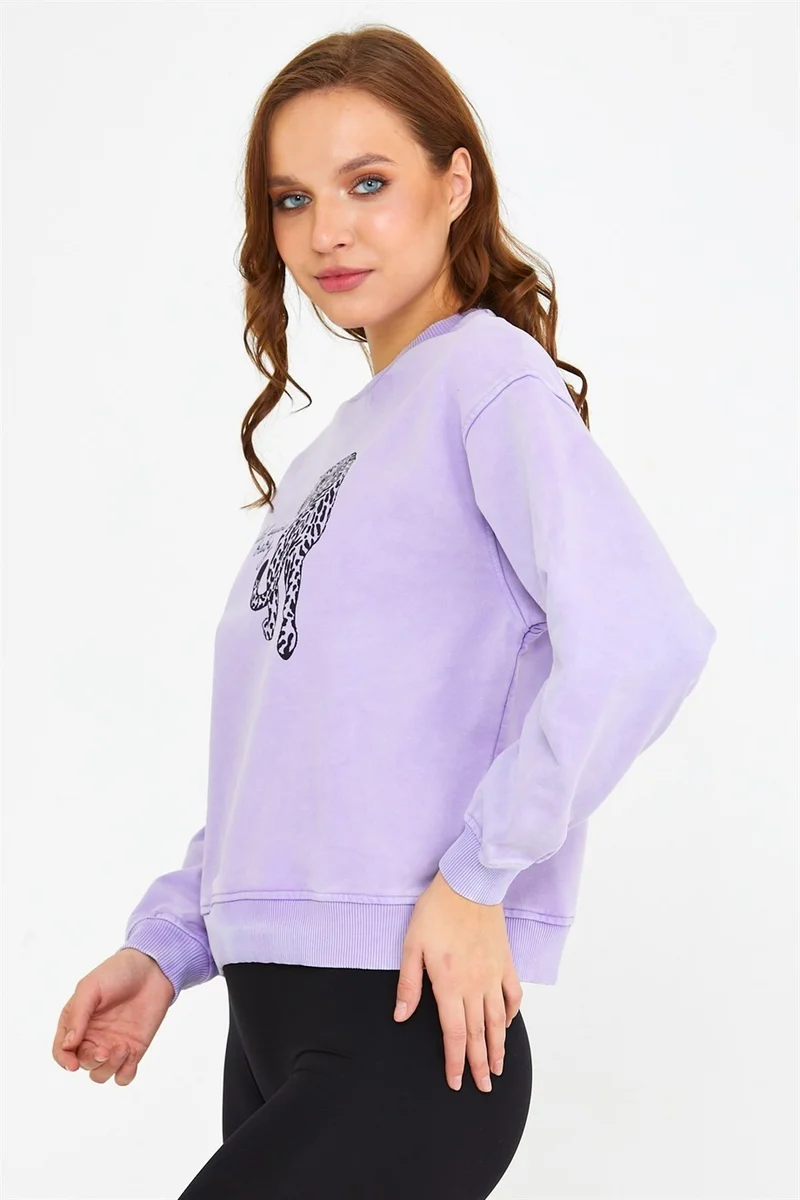 BRZ Collection Piece Dyed Women's Sweatshirt