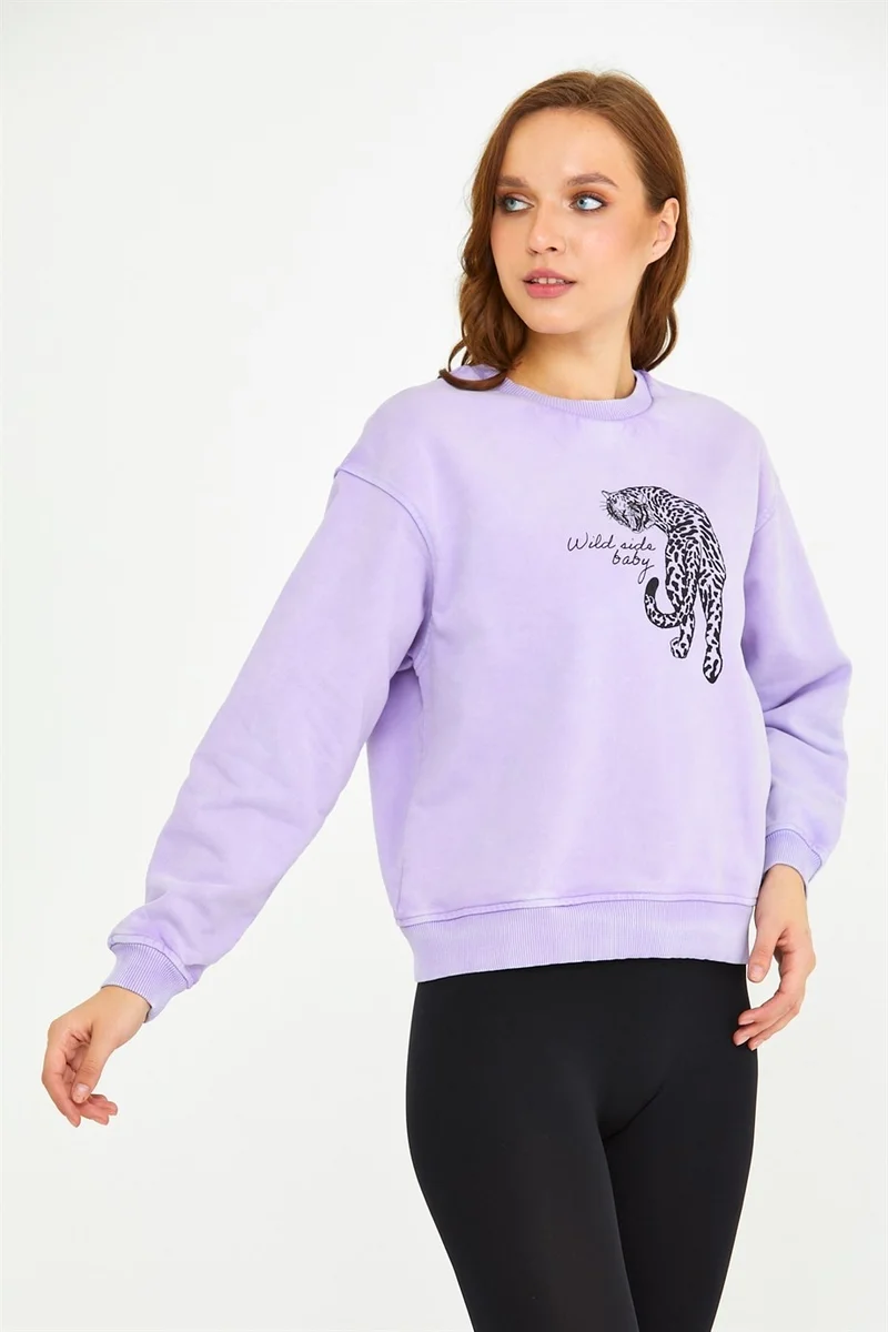 BRZ Collection Piece Dyed Women's Sweatshirt