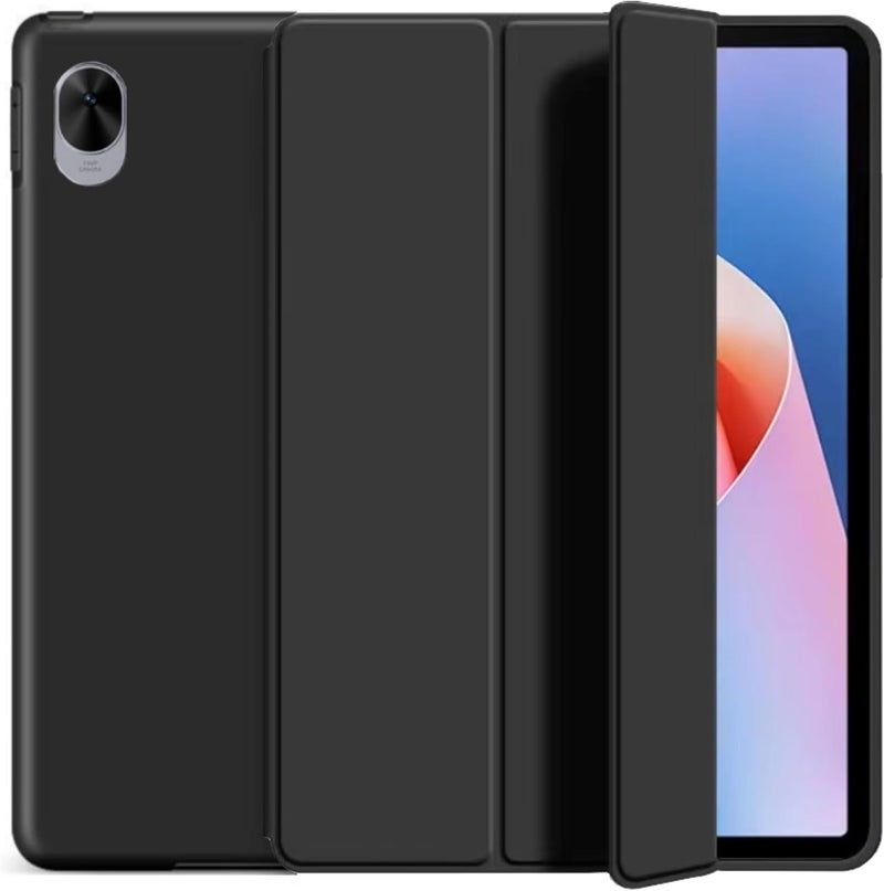 NESLIN غطاء لوحي متوافق مع Huawei Matepad 11.5 بوصة 2026/2024، غطاء ثلاثي الطيات نحيف مقاوم للصدمات من مادة TPU بخلايا نحل مع حامل متين + غطاء تفعيل/إيقاف تلقائي لـ Huawei Matepad 11.5 (أسود) - Image 1
