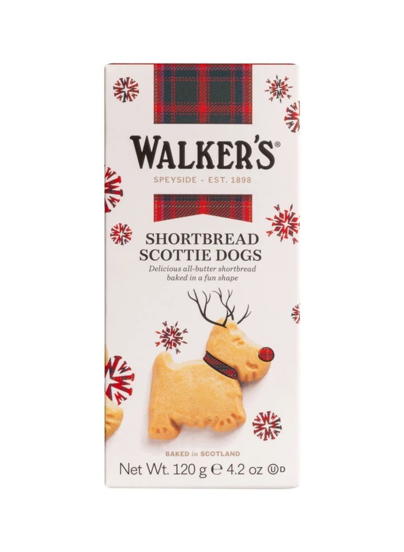 Walker's Shortbread Scottie Dogs Cookies 120g - Image 1