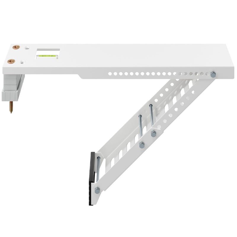 LuckIn Air Conditioner Support Bracket Heavy Duty Window AC Bracket Universal Fit for 1200024000 BTU AC Units Holds Up to 165lbs Adjustable Extender Leg Builtin Bubble Spirit Level - Image 2