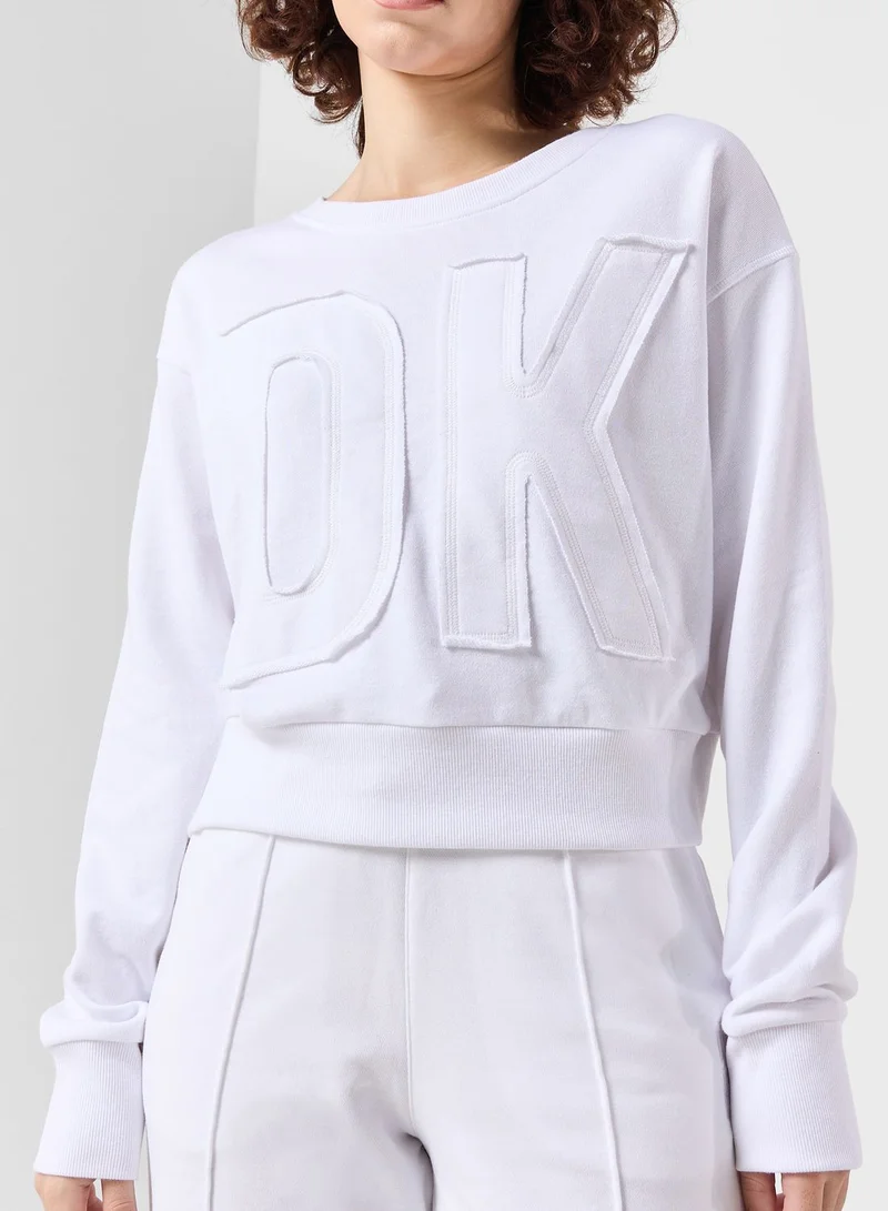 DKNY Crew Neck Logo Sweatshirt